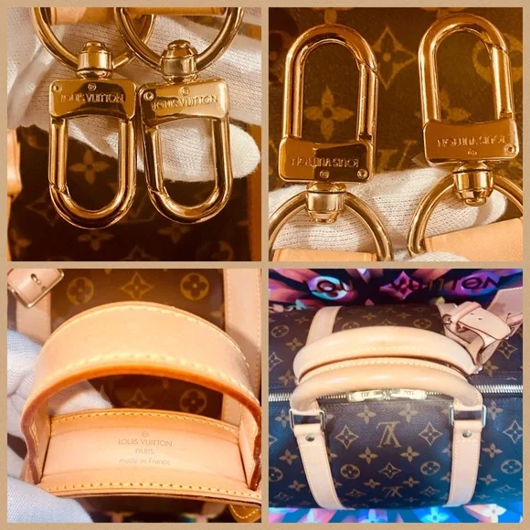 🛑SOLD🛑🧳✈️🏝Authentic Louis Vuitton Keepall Bandouliere 55 Luggage Bag Monogr… - Picture 11 of 16